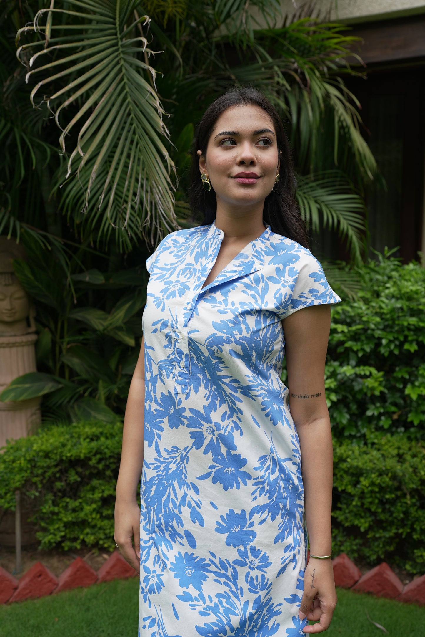Daisy Kurta - Printed Blue