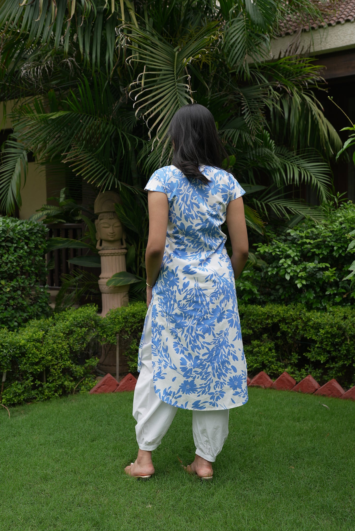 Daisy Kurta - Printed Blue