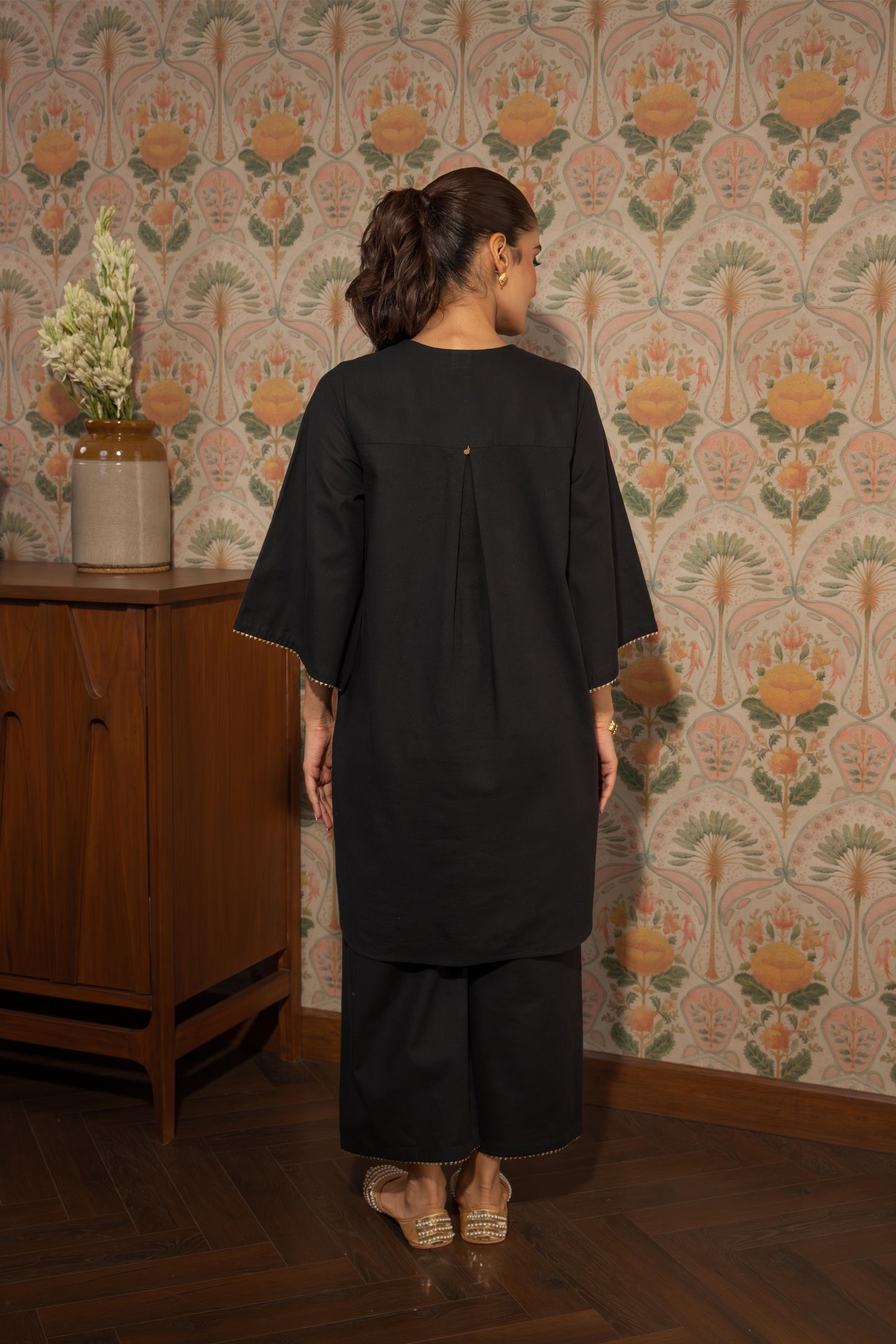 IRA - KURTA AND PANT SET BLACK