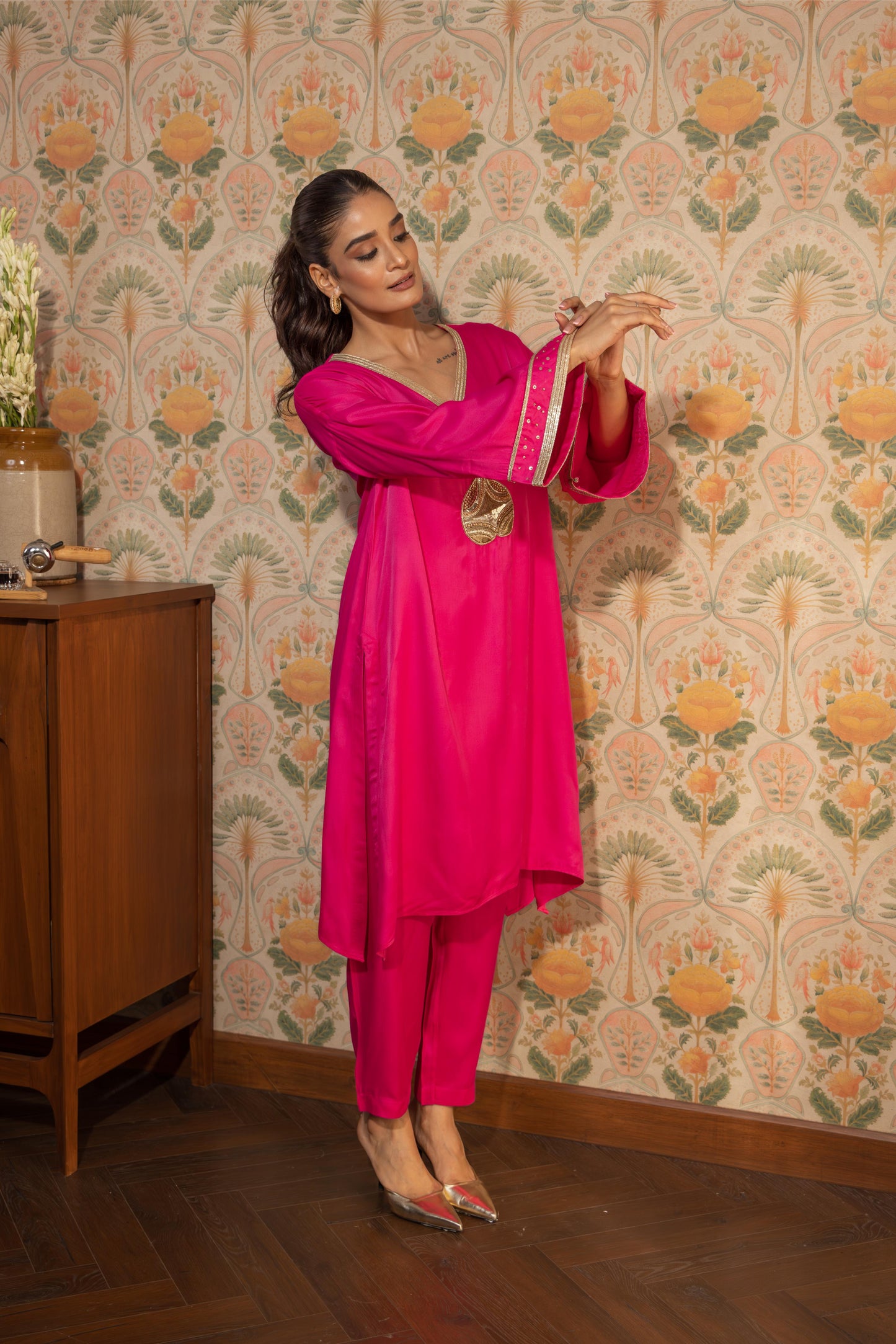 AMIRA - KURTA AND PANT SET BLUSH