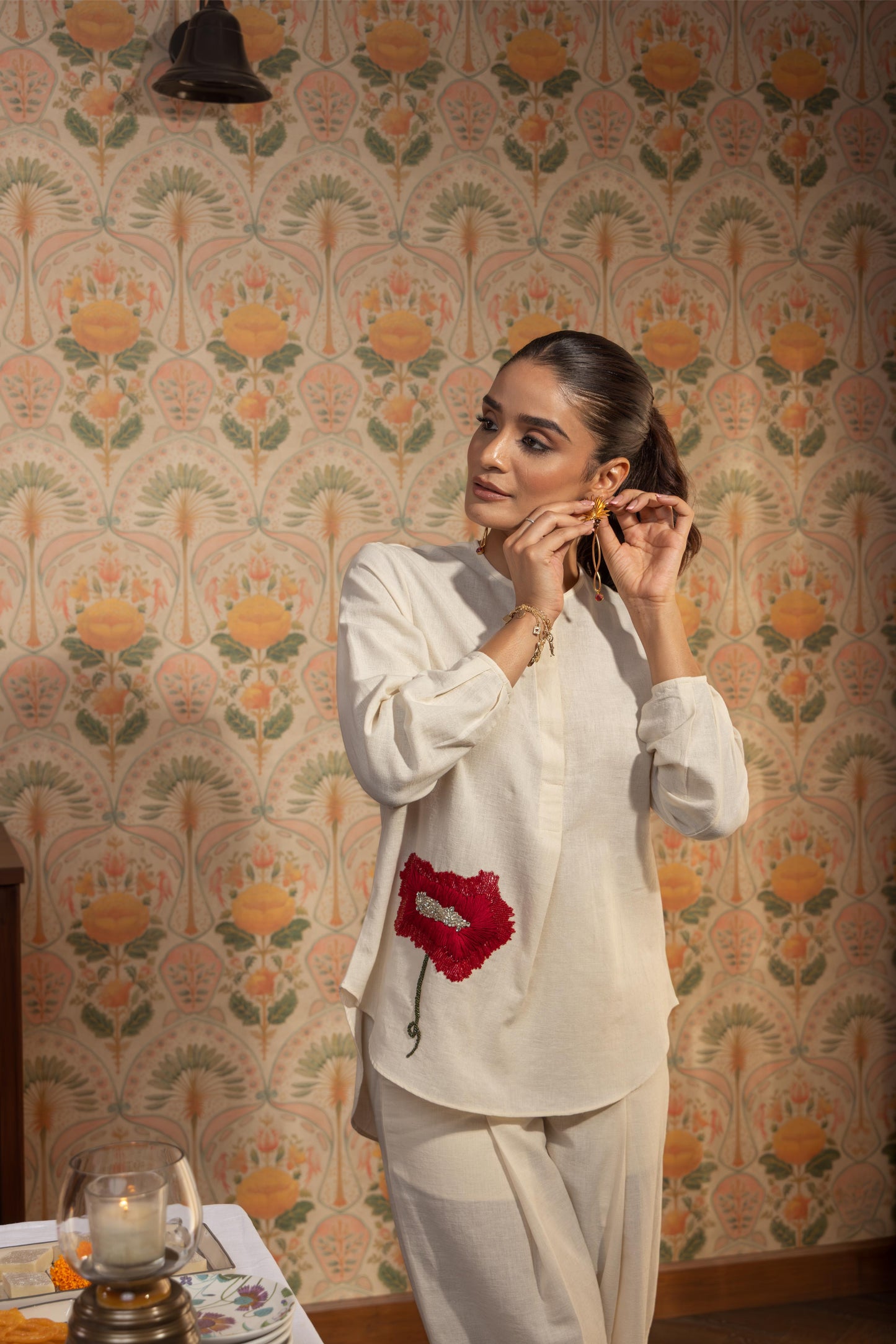 FLORIAN LINEN - CO-ORD SET IVORY