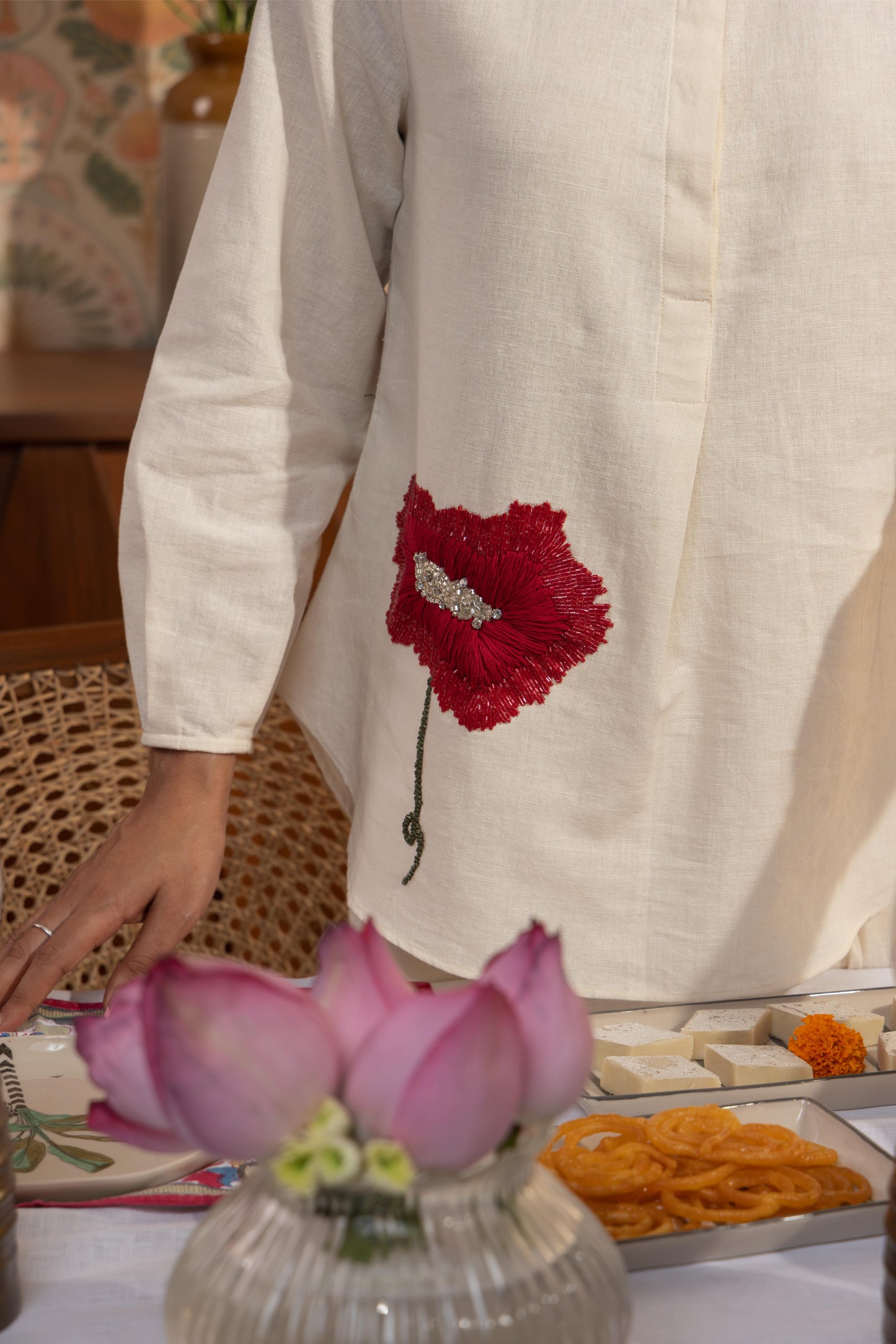 FLORIAN LINEN - CO-ORD SET IVORY
