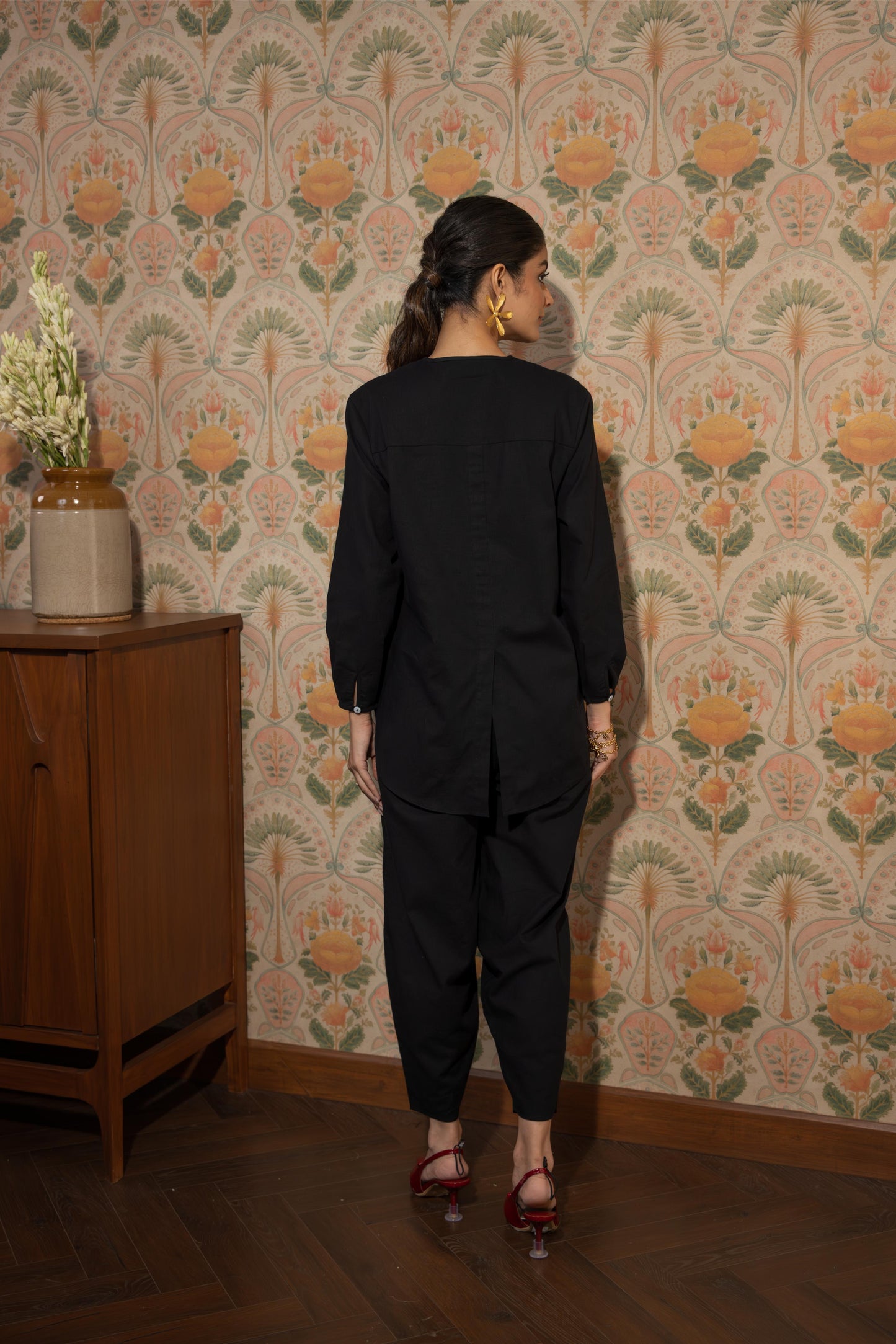 FLORIAN LINEN - CO-ORD SET BLACK