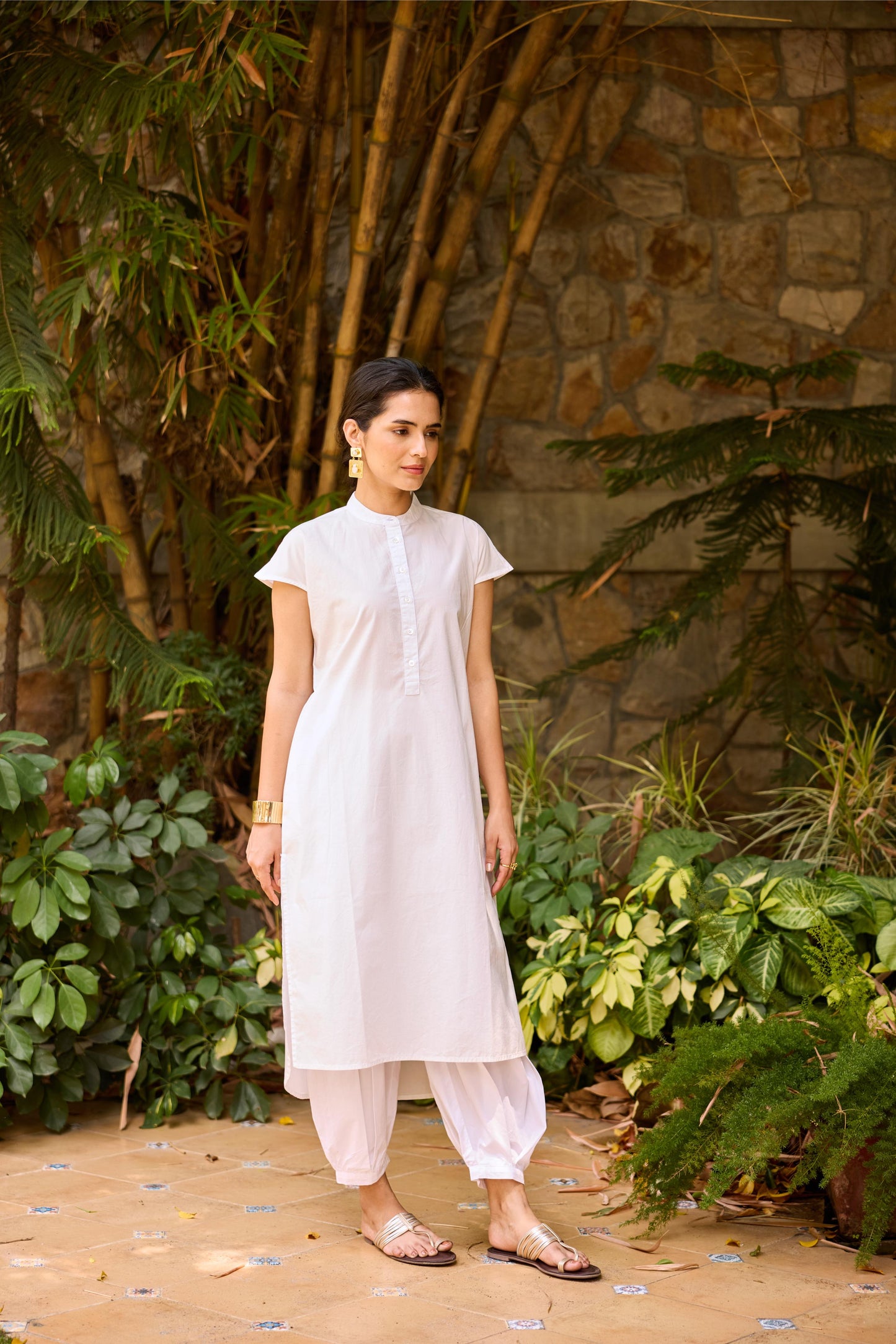 Daisy Kurta - White