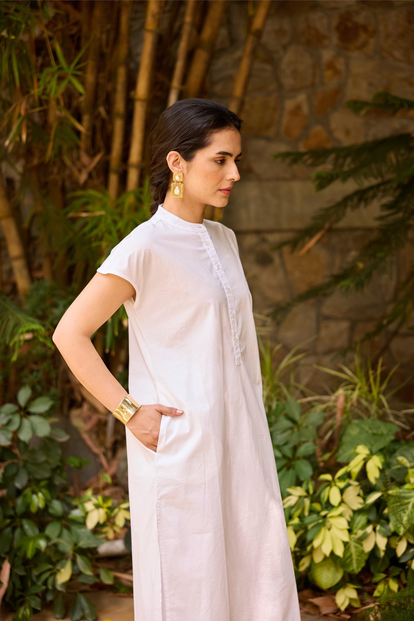 Daisy Kurta - White
