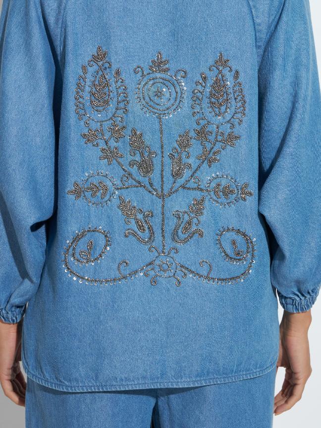 AURA BOHO - CO-ORD SET LIGHT DENIM