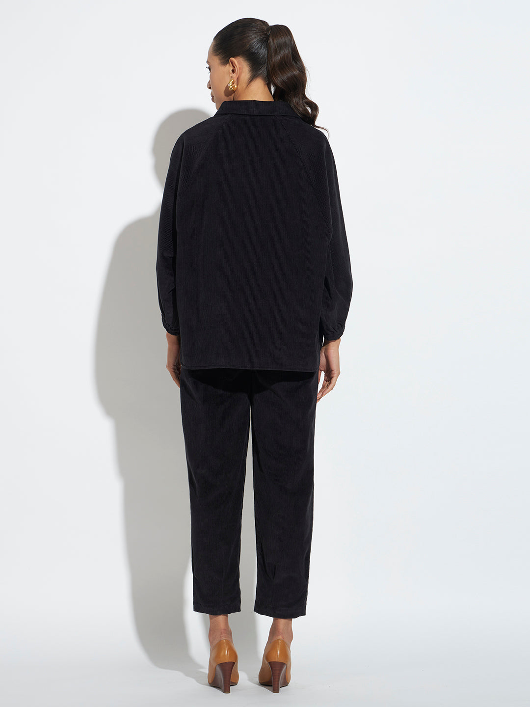 Aura Co-ord Pant Set Black Fly Bird