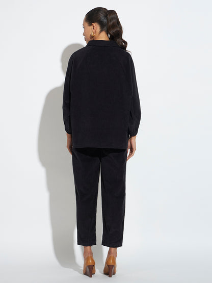 Aura Co-ord Pant Set Black Fly Bird