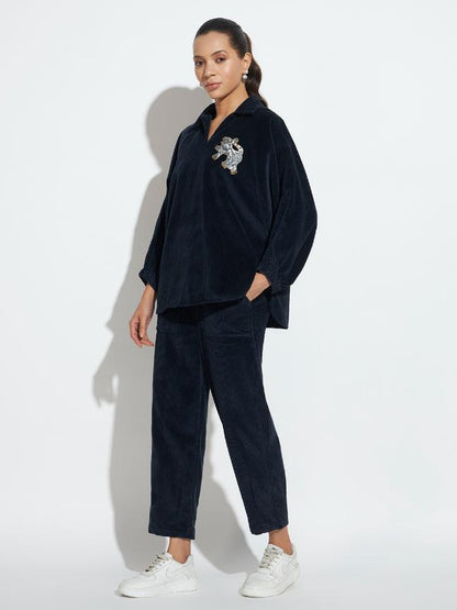 AURA TIGER - CO-ORD SET NAVY