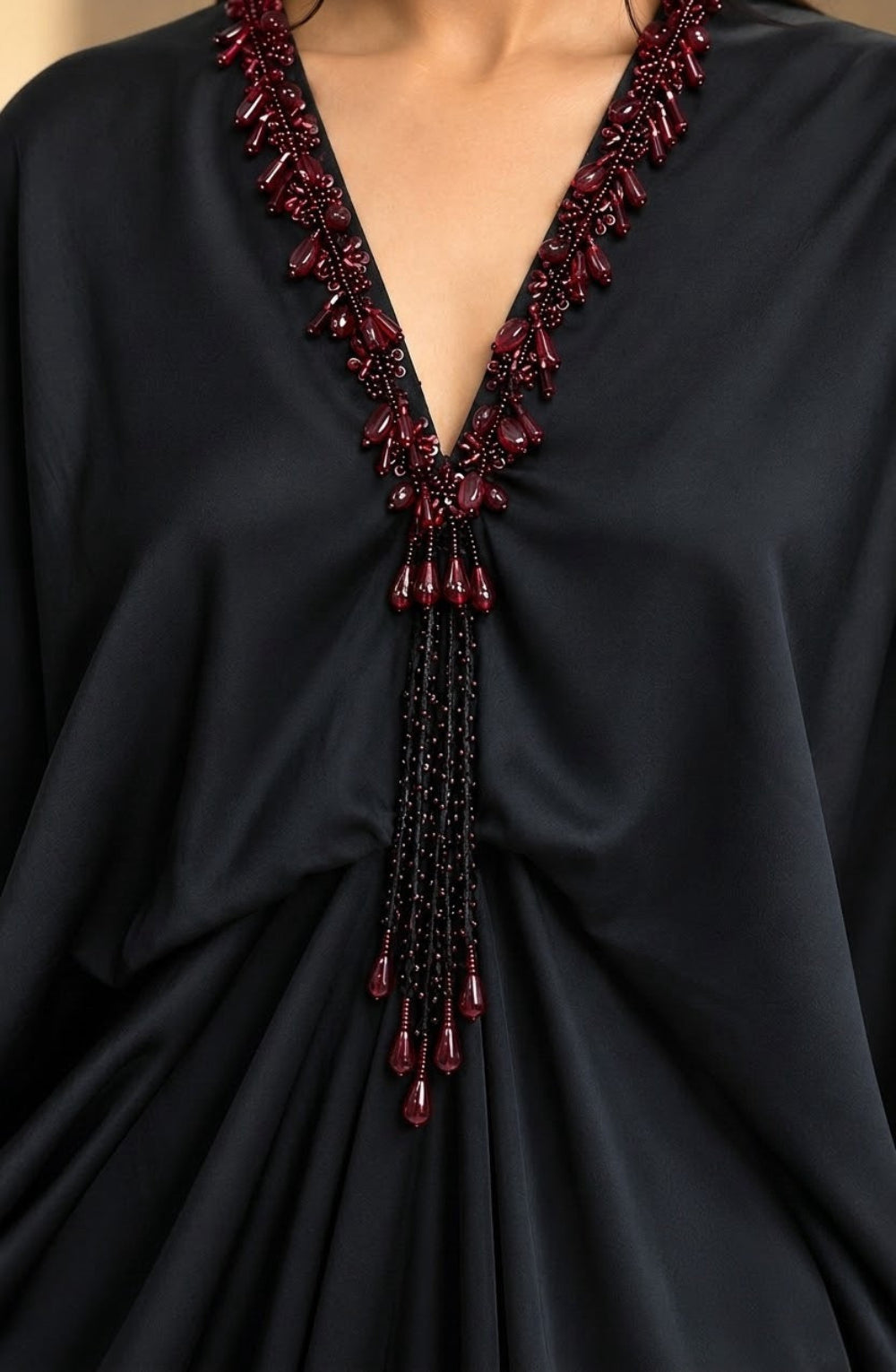 Twilight Kaftan Black Droplets