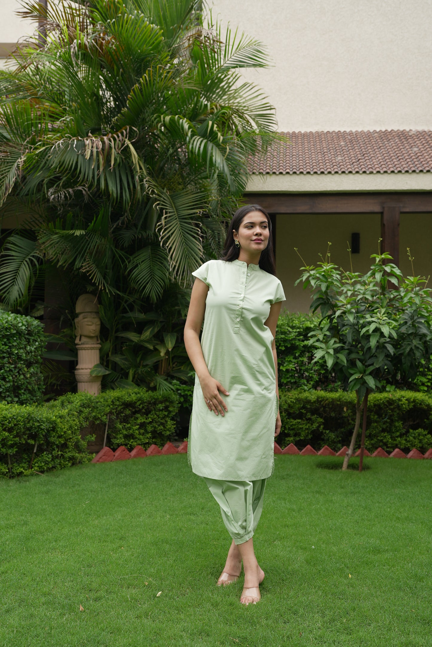 Daisy Kurta - Mint Green