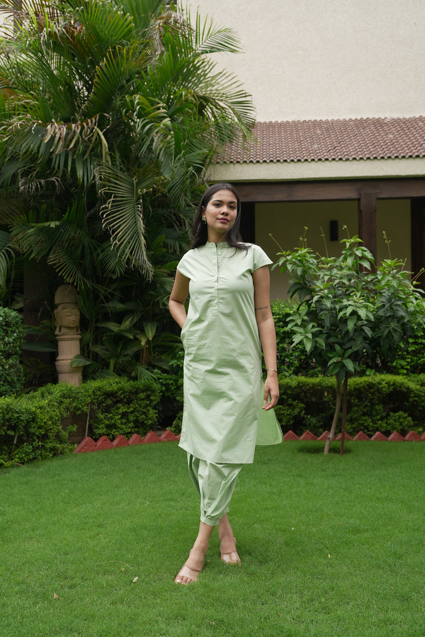 Daisy Kurta - Mint Green
