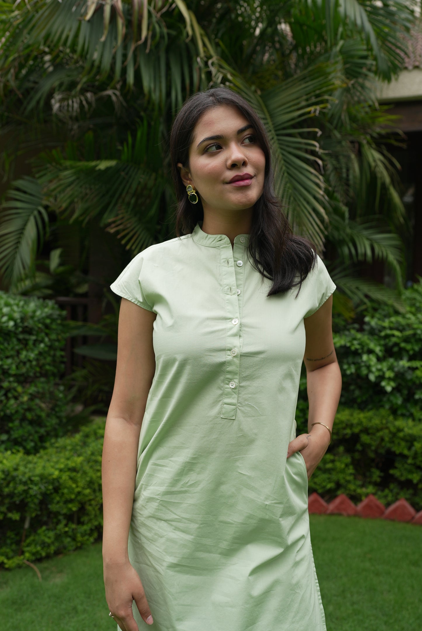 Daisy Kurta - Mint Green