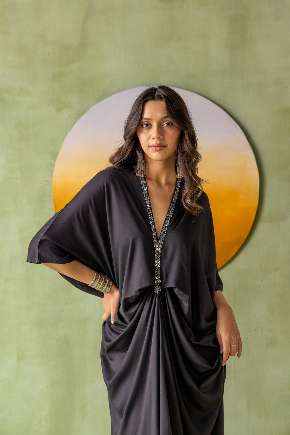 Moonlight Kaftan Black Astra