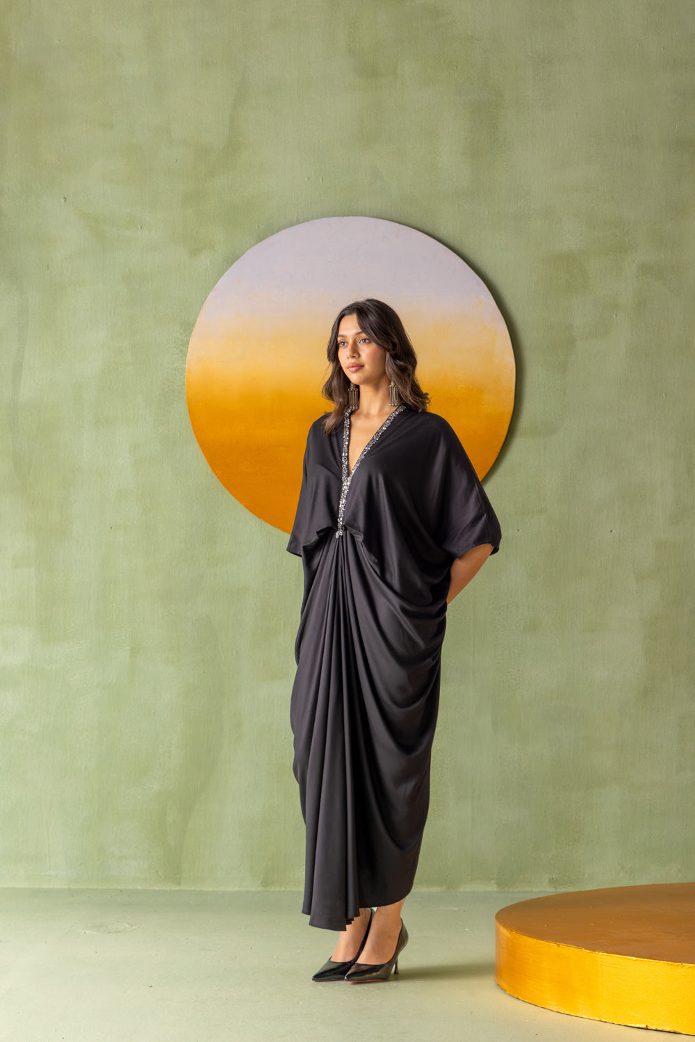 Moonlight Kaftan Black Astra