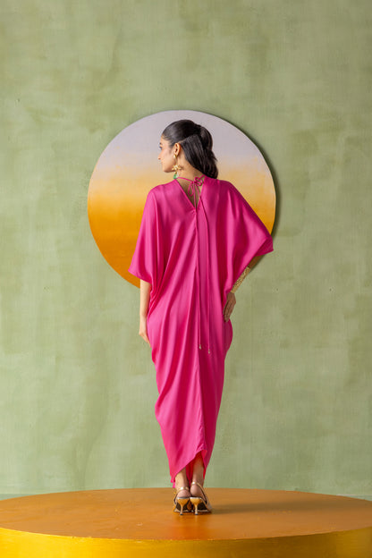 Moonlight Kaftan Dark Pink Astra