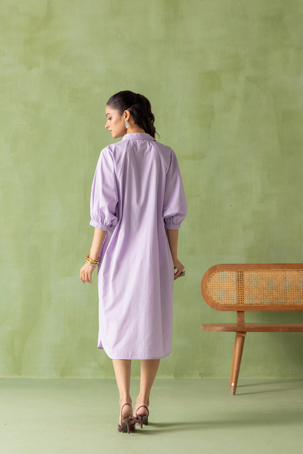 Dia Dress Lavender Split Circle