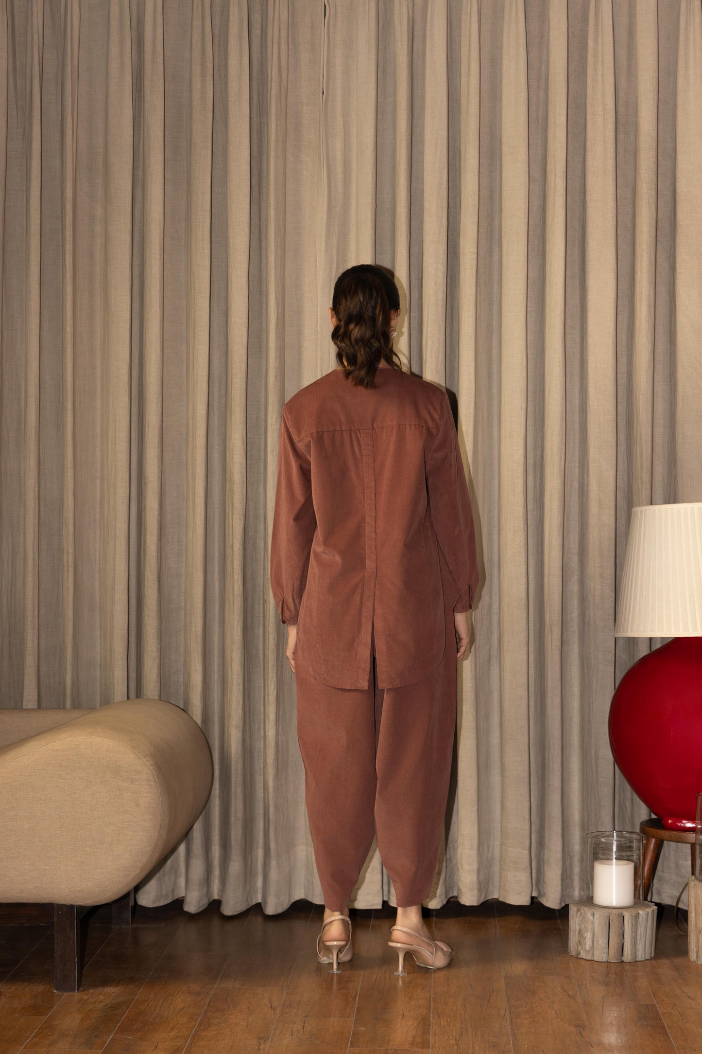 OLENA FLORA - CO-ORD SET RUST