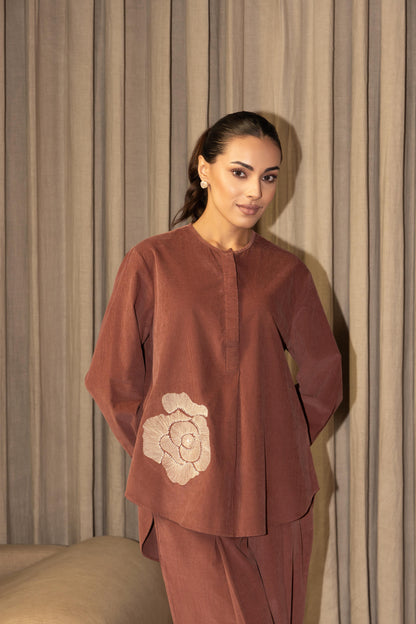 OLENA FLORA - CO-ORD SET RUST