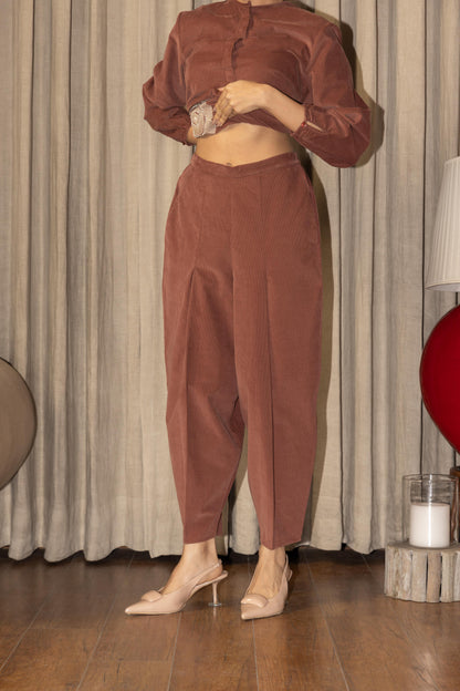OLENA FLORA - CO-ORD SET RUST