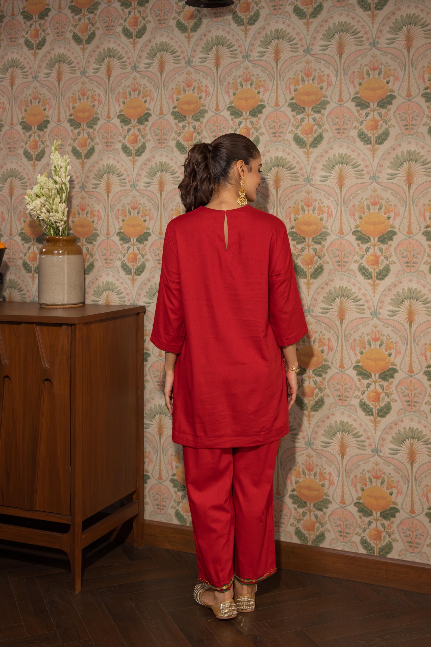 KAAYA - CO-ORD SET MAROON