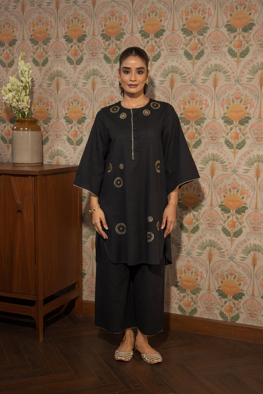 IRA - KURTA AND PANT SET BLACK