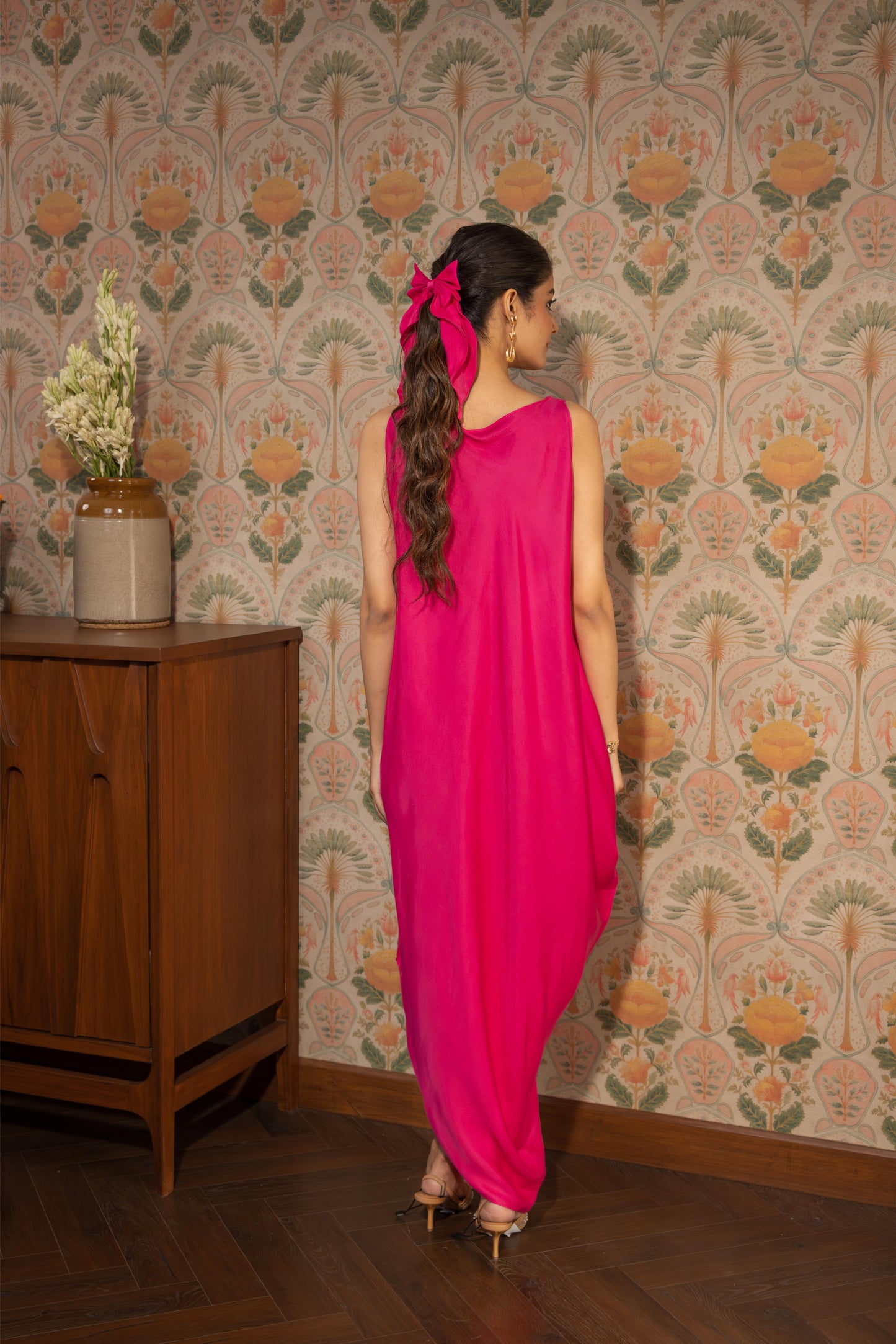 STARLIGHT - COWL DRESS BLUSH