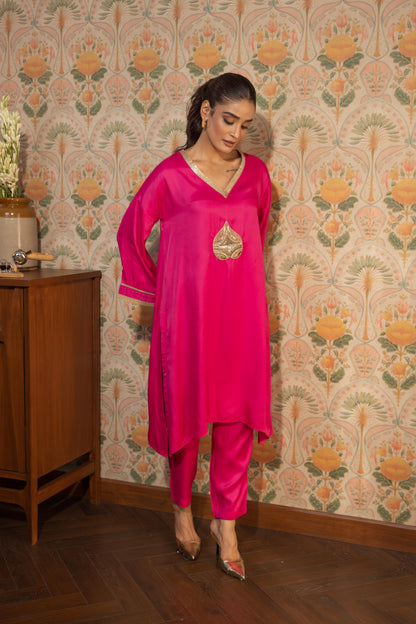 AMIRA - KURTA AND PANT SET BLUSH