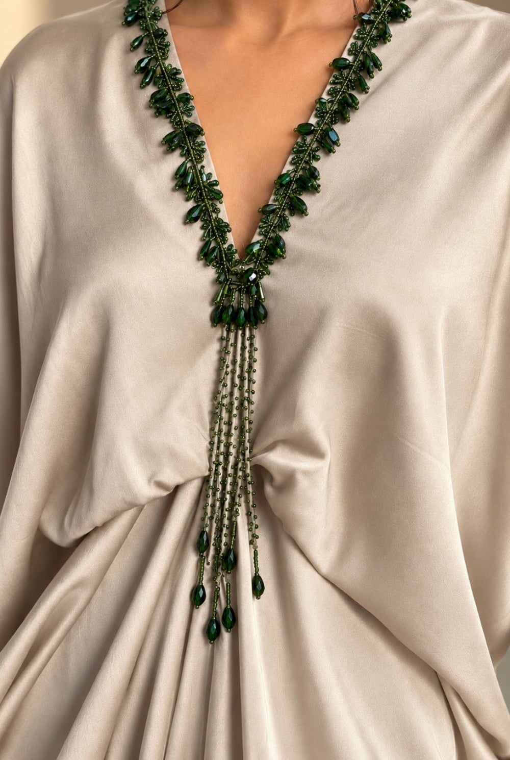 Twilight Kaftan Glam Gold Droplets