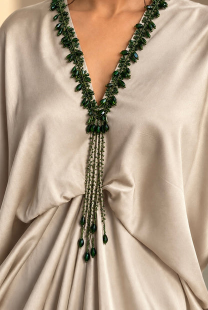 Twilight Kaftan Glam Gold Droplets