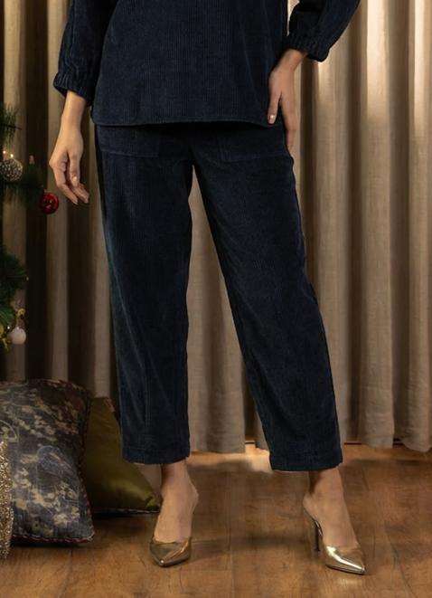 SKYE - TROUSERS NAVY