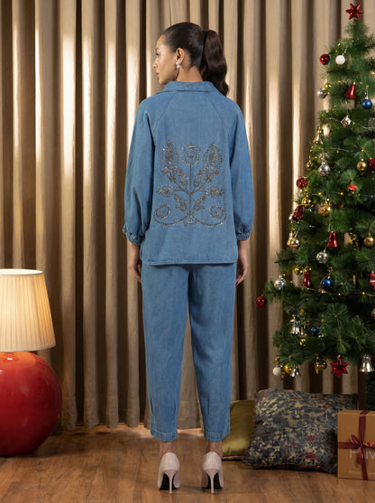 Aura Shirt Light Wash Boho