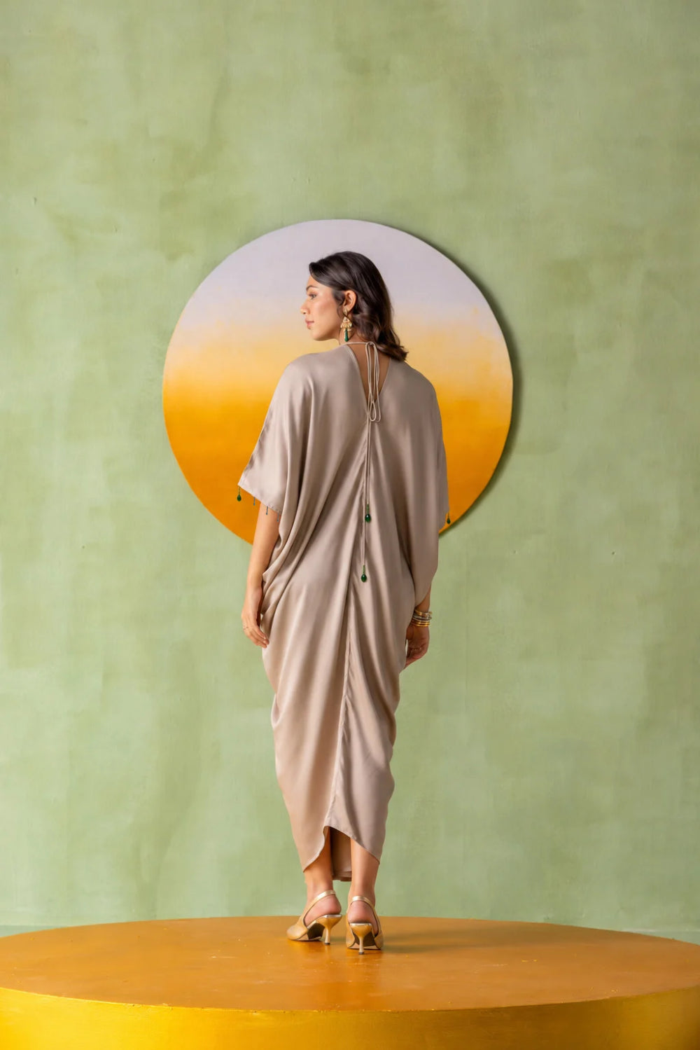 Twilight Kaftan Glam Gold Droplets