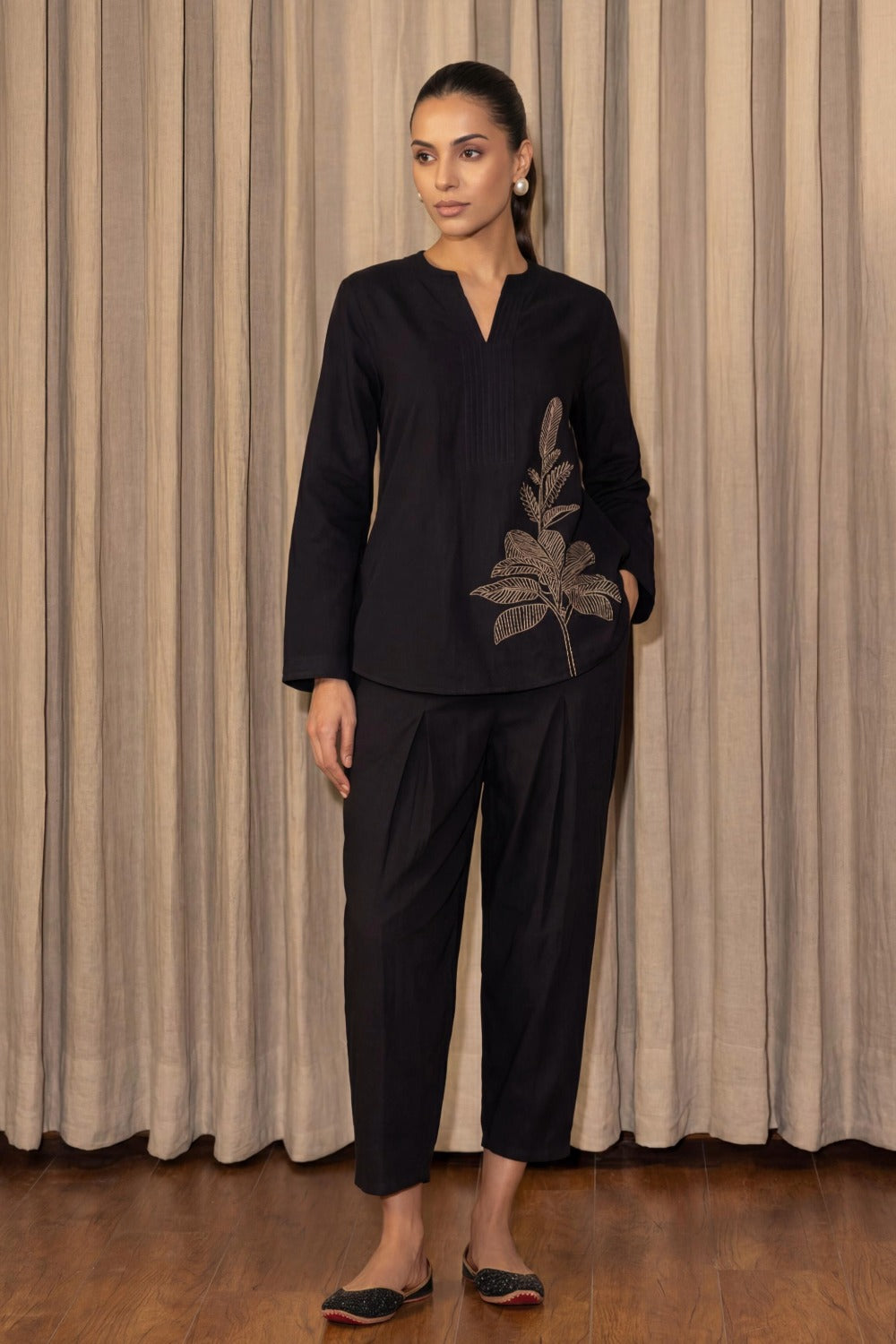 MALONA - CO-ORD SET BLACK