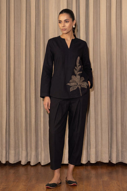 MALONA - CO-ORD SET BLACK